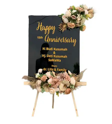 Papan Bunga Akrilik Nglajang